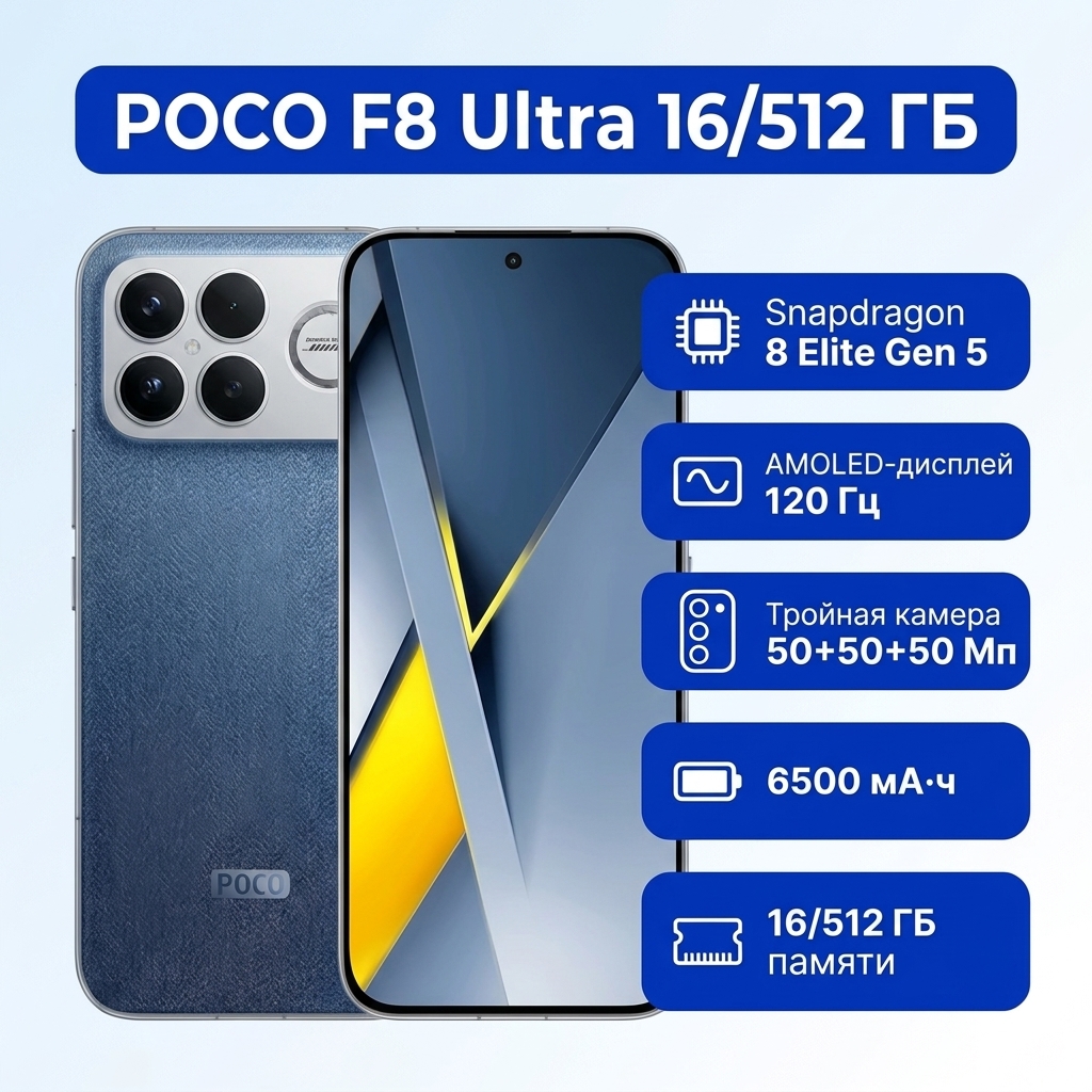POCO F8 Ultra 16/512 ГБ